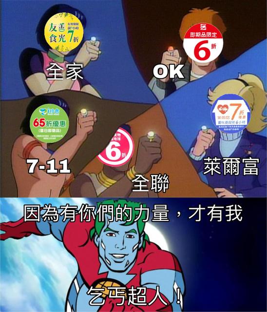 乞丐超人梗圖